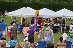 Groovin in the Grass, Ladew Gardens people listening to music festival