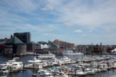 Baltimore Inner Harbor with Marinas