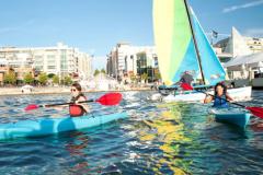 Kayaking on National Harbor Enjoy water activities around National Harbor's marina.