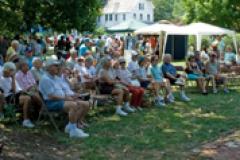 Spectators waiting for the parade to start.