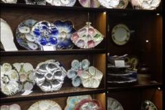 Miss Betty's Collection of Oyster Plates on Display at Fisherman's Inn Restaurant Miss Betty's Collection of Oyster Plates on Display at Fisherman's Inn Restaurant