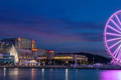 National Harbor at night National Harbor at night