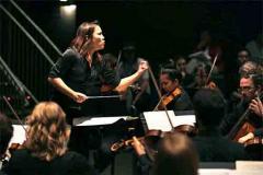 National Music Festival Woman conducting orchestra