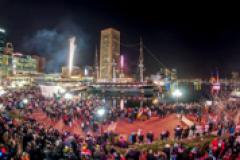 Enjoy fireworks and more during the New Year's Eve Spectacular in the harbor of Baltimore Enjoy fireworks and more during the New Year's Eve Spectacular in the harbor of Baltimore