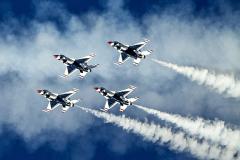 U.S Airforce Thunderbirds performing at the Ocean City Air Show