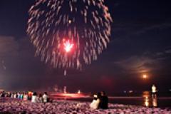 Fireworks display at Ocean City Fireworks display at Ocean City