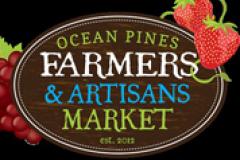 Ocean Pines Farmers & artisans Market sign