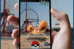 Person Playing PokemonGo! in Ocean City
