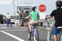 Biking on Oxford Bellevue Ferry People Biking