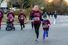 Runners enjoying the Turkey Trot for Project Echo