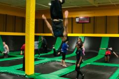 Rockin Jump People jumping on trampolines