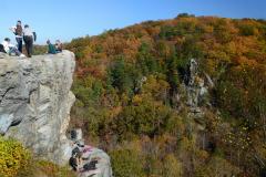 Climb the King and Queen's Seat at this state park and enjoy the vistas of the park's lush forests. Climb the King and Queen's Seat at this state park and enjoy the vistas of the park's lush forests.