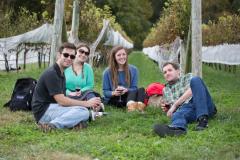 Sugarloaf Mountain Vineyard People drinking wine