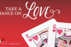Take A Chance On Love with the King and Queen of Hearts cards