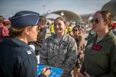 Thunderbird Pilot signing photo
