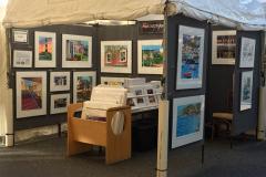 An Artisan booth at the Washington Grove Fall Festival Arts & Crafts Show