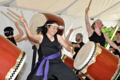 Washington Folk Festival People drumming
