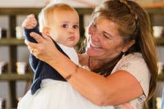 Susan Meredith with grandchild