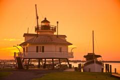 Chesapeake Bay Maritime Museum Enjoy the hands-on exhibits and overnight programs at the lighthouse at this museum.