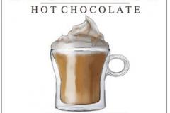 hot chocolate watercolor