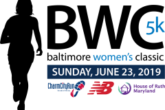 Baltimore womens running festival logo