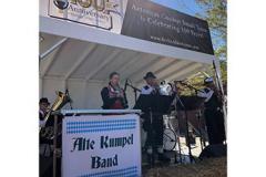 A Band Plays at Berlin's Oktoberfest