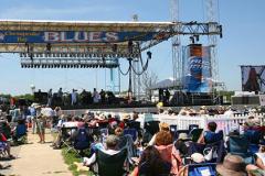 Chesapeake Bay Blues Festival crowd and stage