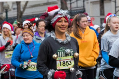 Jingle Bell Run People running
