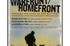 War Front/Home Front - Through the Eyes of Our Military War Front/Home Front - Through the Eyes of Our Military Exhibit poster