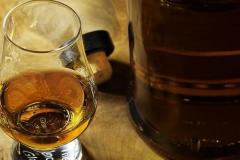 Whiskey in a glass