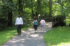 Walkers on Trails in Maryland Walkers on Trails in Maryland