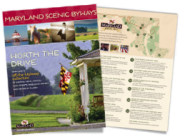 Image showing the cover of the Maryland Scenic Byways Travel Guide
