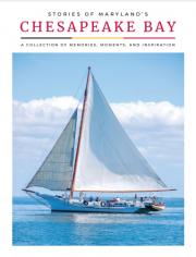 Chesapeake Bay Storytellers guide book with photo of a sail boat