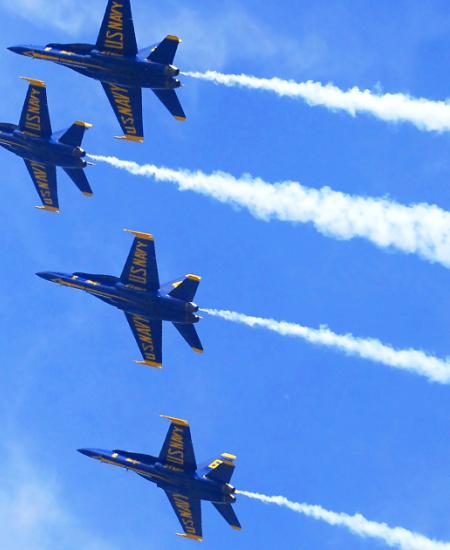 See the Blue Angels fly during Fleet Week in Maryland