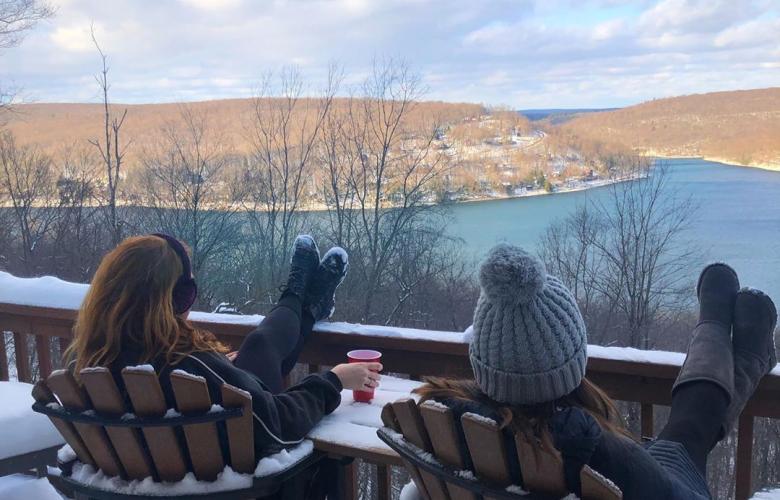 Relaxing by Deep Creek Lake