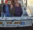 Bite Me Charter after a happy time fishing. Photo