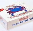 Box of frozen soft shell crabs Photo