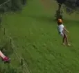 Zip lining at River Valley Ranch Photo
