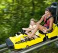 Woman and girl on Mountain Coaster at Wisp Photo