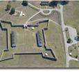 Aerial view of Fort Frederick State Park Photo