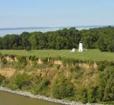 Aerial view of Turkey Point Lighthouse located at Elk Neck State Park Photo