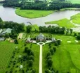 An overhead view of the Bordeleau Vineyards and Winery Photo