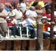 People enjoying the marina Photo