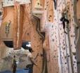 Climbers climbing interior Earth Treks' walls Photo