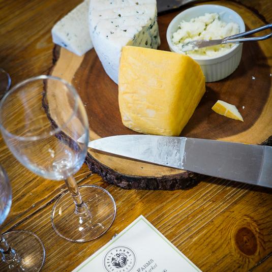 Cheese Plate at FireFly Farms-