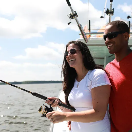 Couple Fishing