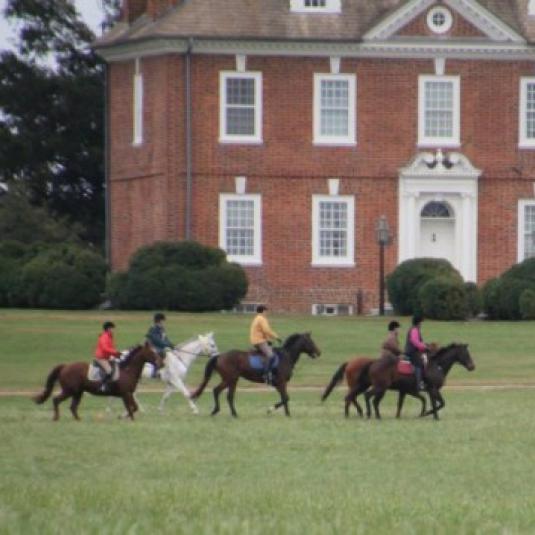 Horseback riding at Mount Harmon