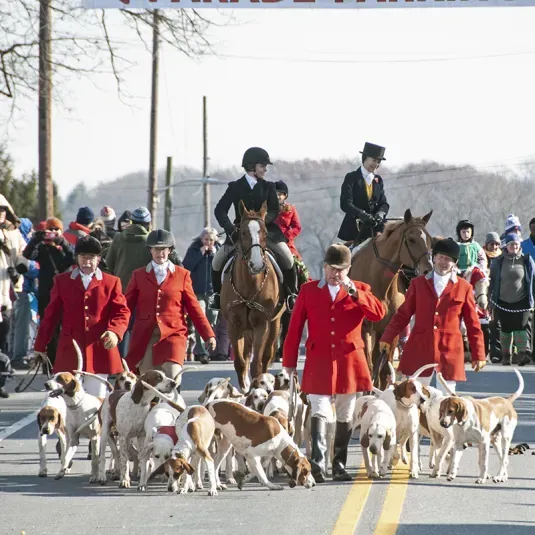 Lisbon Christmas Parade with the Hounds