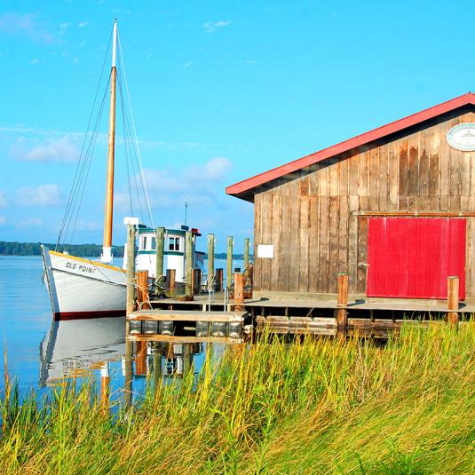 Crab Dredger at the Chesapeake Bay Maritime Museum