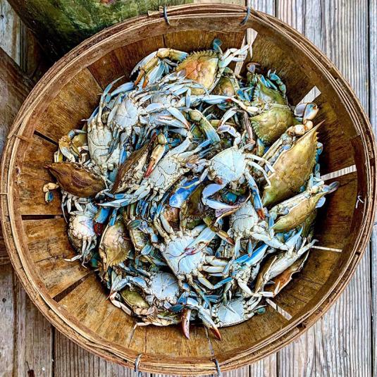 Crabs at Cantler’s Riverside Inn